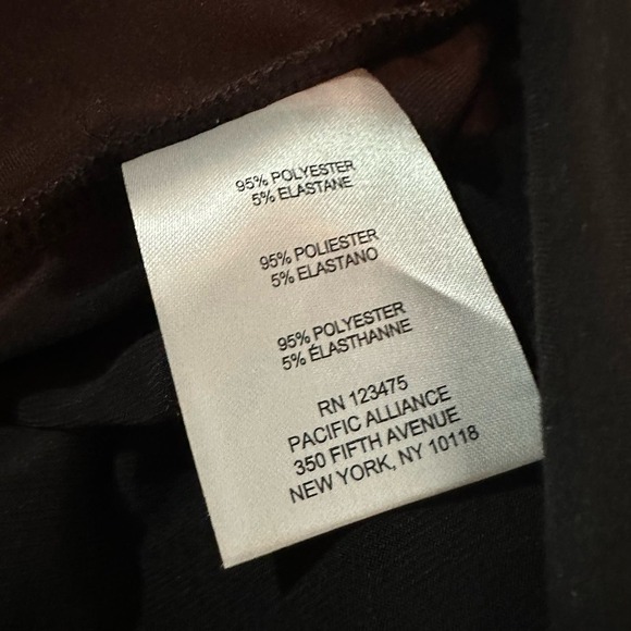 Jones New York Pull On Black Pants Tie Waist Soft Knit Size Small - Picture 5 of 6